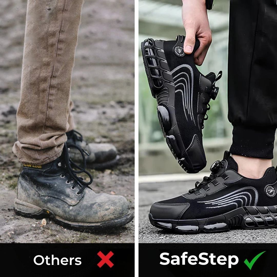 SafeStep - ergonomic and pain-relieving safety shoe - certified according to EN ISO 20345