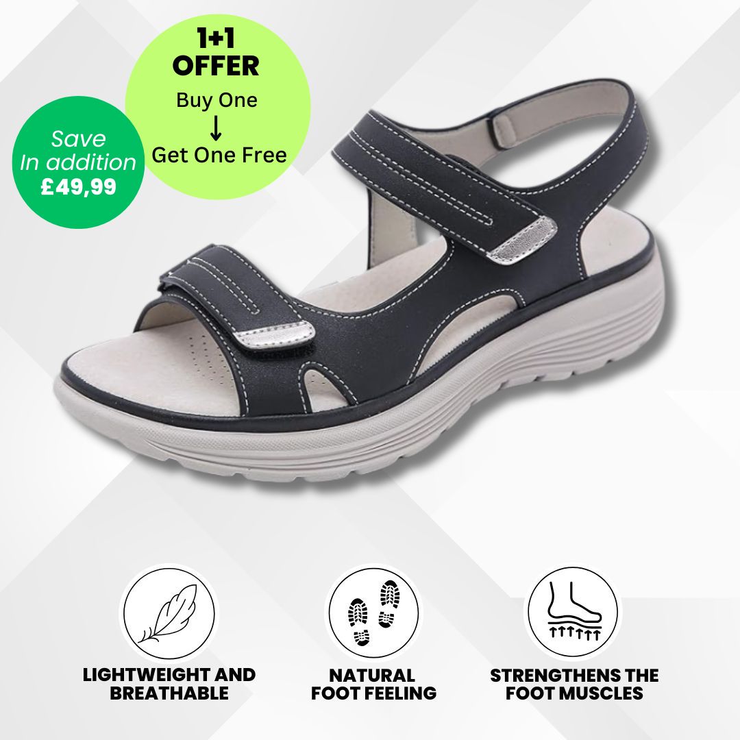 OrthoKlara - ergonomic, pain relieving & non-slip sandals for women - Limited Edition (Buy One, Get One Free)