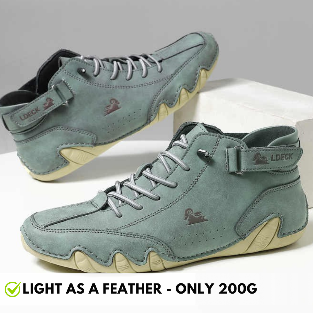 Alpaca – Ergonomic, Non-Slip & Waterproof Leather Barefoot Shoes for Natural Pain Relief