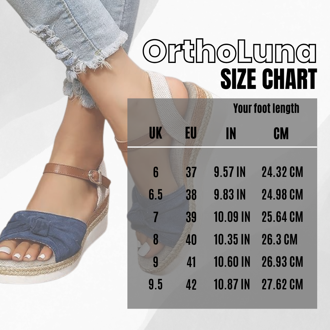 OrthoLuna - orthopaedic pain relieving sandals for more comfort
