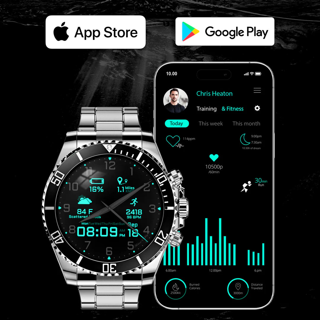 Nexos Pro Smartwatch - Indestructible Military Health Clock (2025)