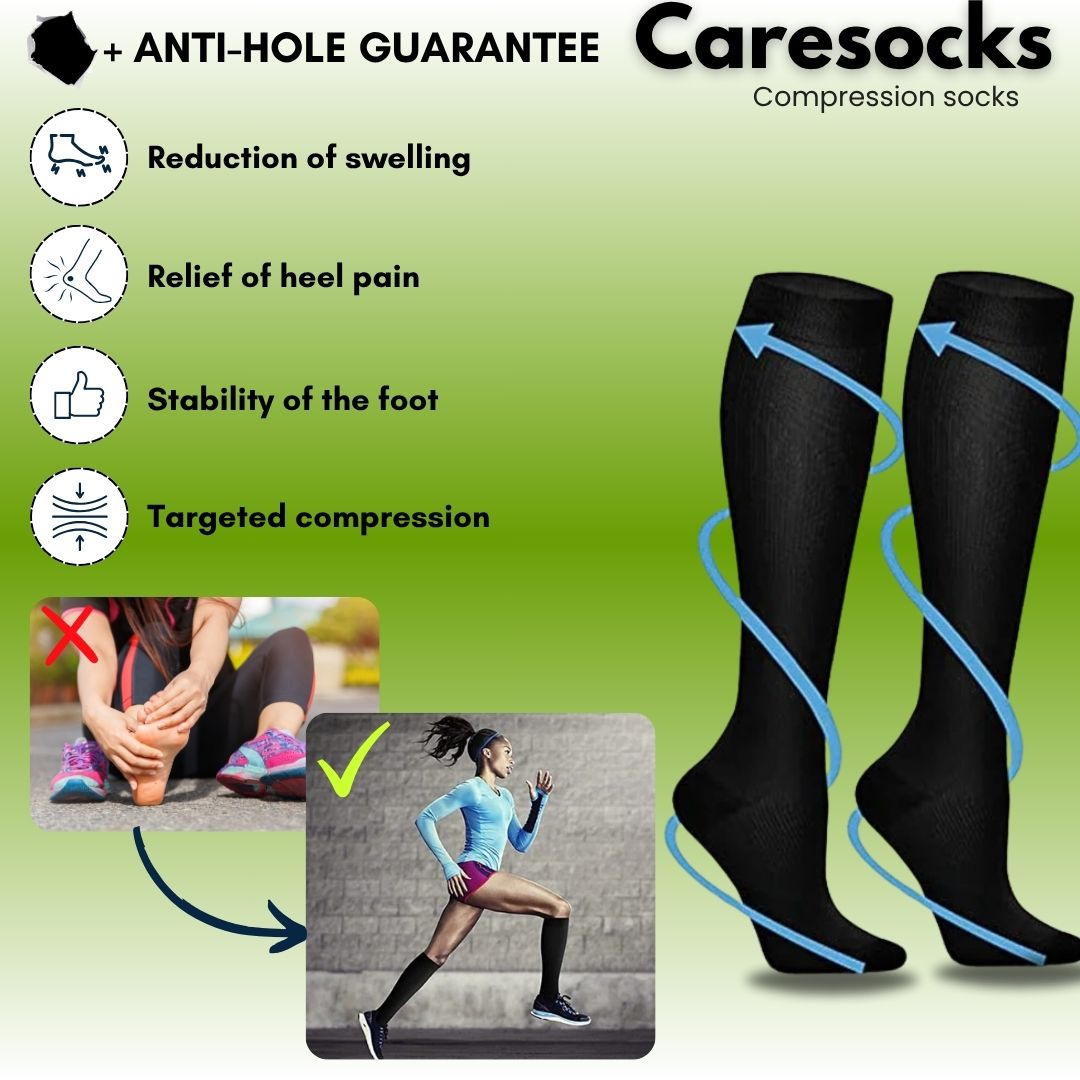 Caresocks - orthopaedic compression stockings - prevents varicose veins & relieves tired feet