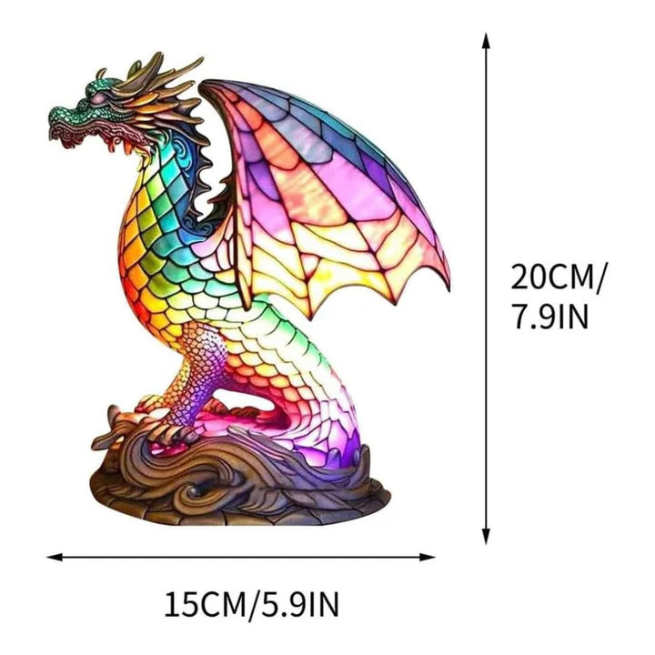 Light Dragon - handmade lamp that makes hearts shine