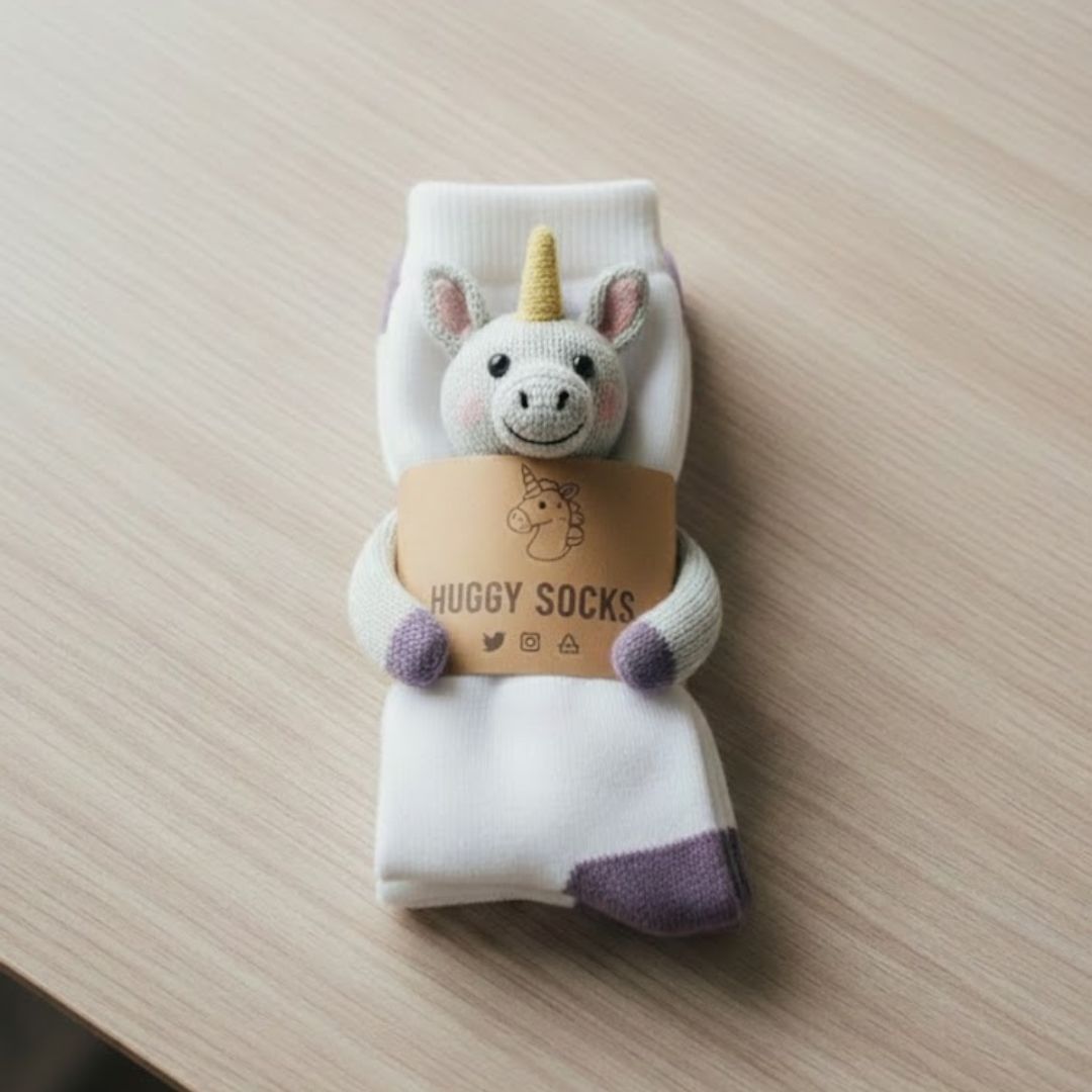 HUGGY Socks Unicorn - Never have cold feet again