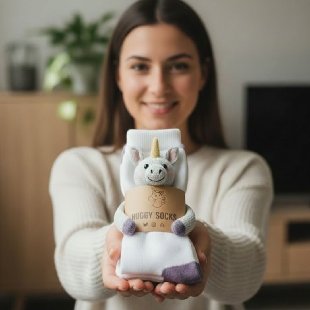 HUGGY Socks Unicorn - Never have cold feet again