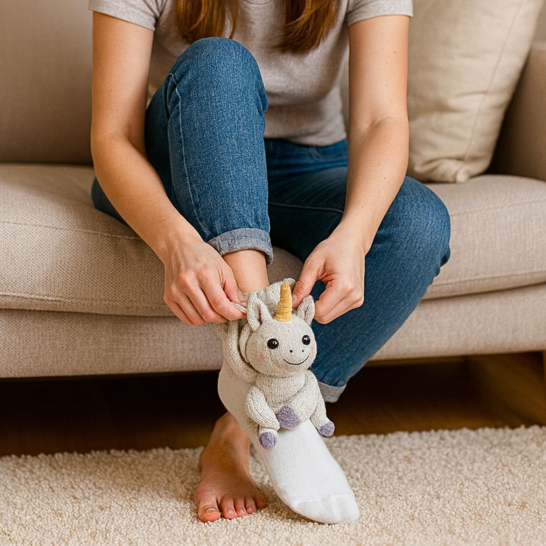 HUGGY Socks Unicorn - Never have cold feet again