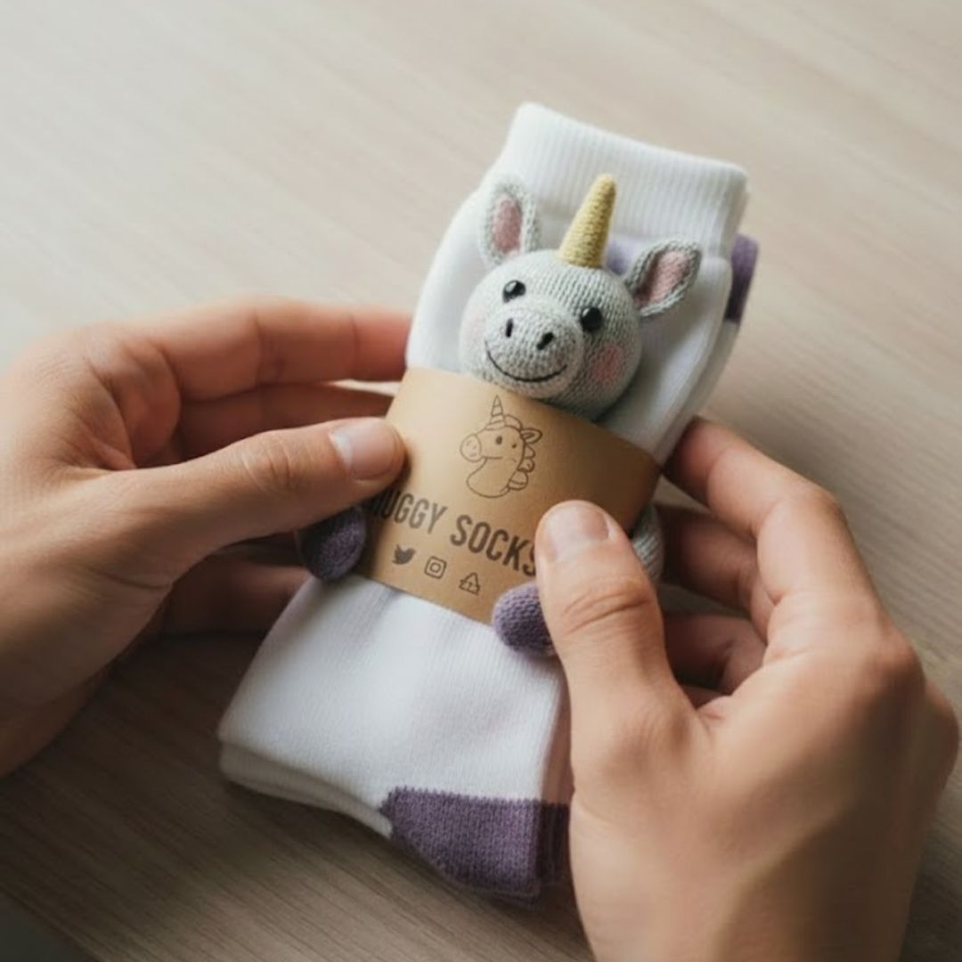 HUGGY Socks Unicorn - Never have cold feet again