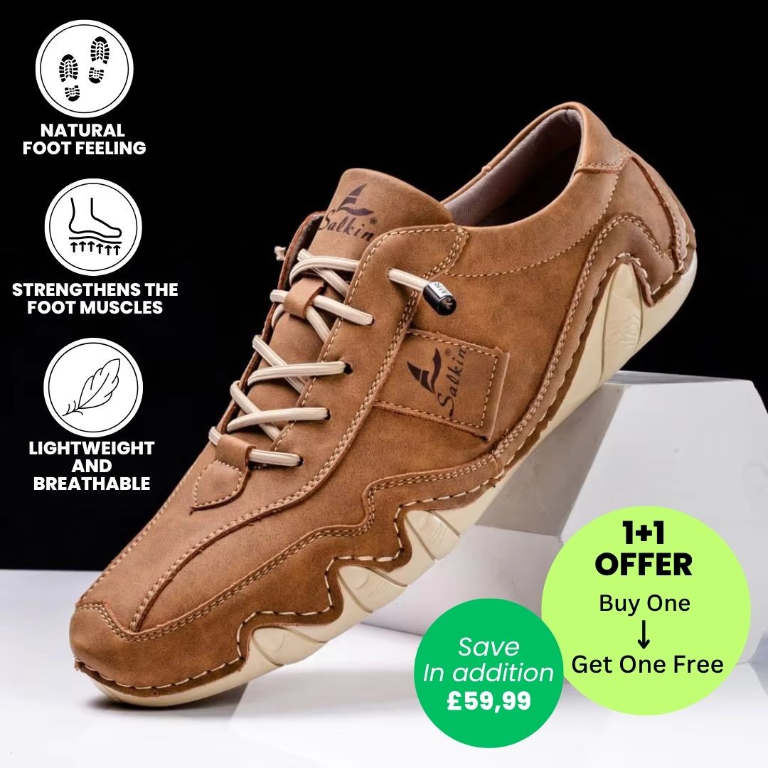 Ibex - ergonomic, pain relieving & waterproof leather barefoot shoe - Limited Edition (Buy One, Get One Free)