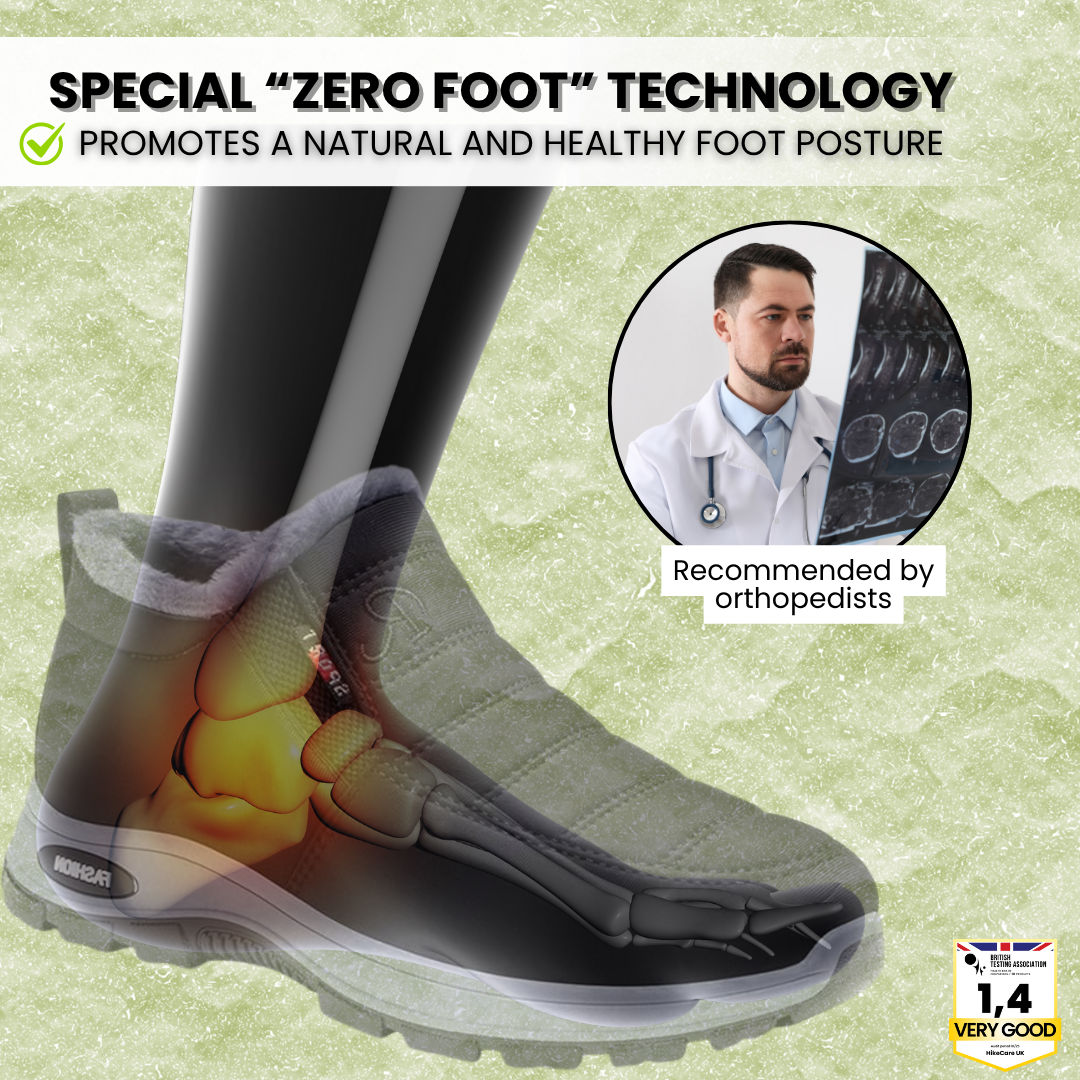 OrthoWinter - ergonomic, waterproof, insulated shoes for autumn and winter