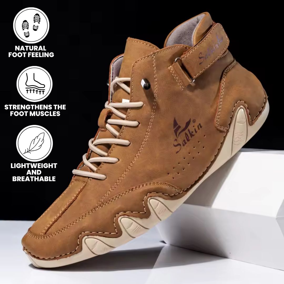 Alpaka - orthopedic, waterproof & non-slip leather barefoot shoes