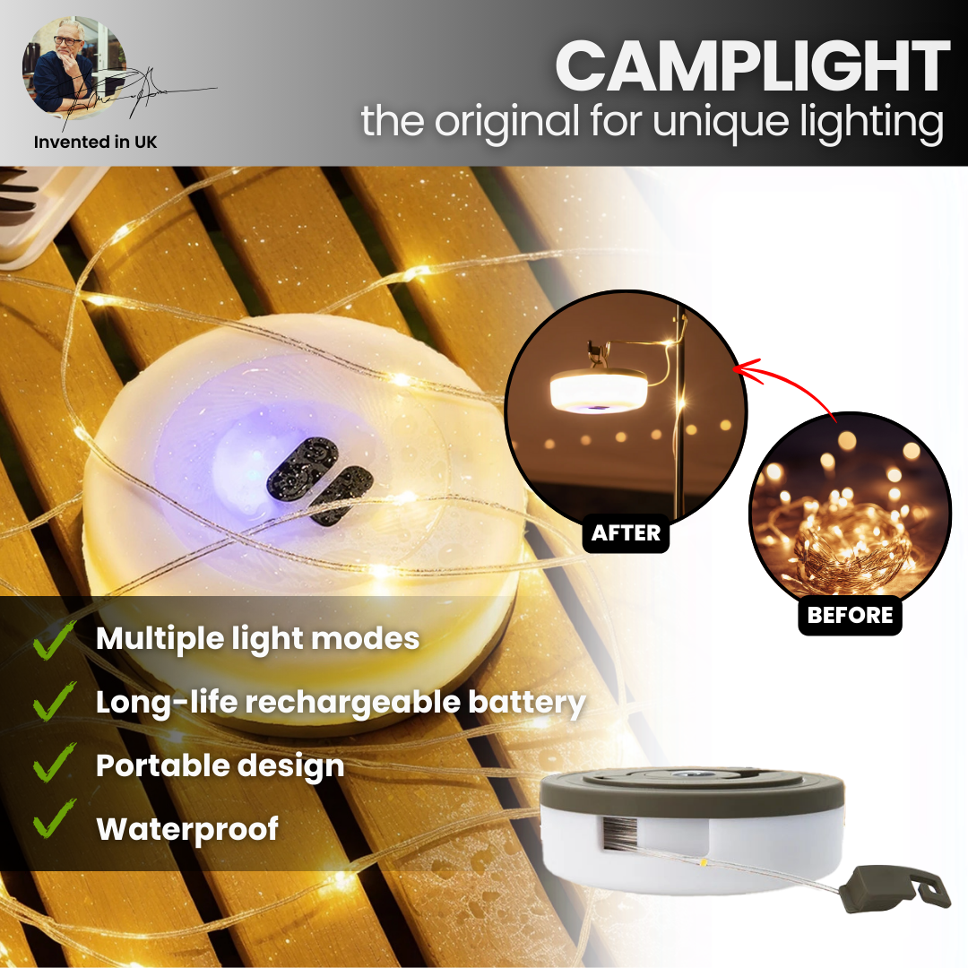 4-in-1 camplight - the original for unique lighting