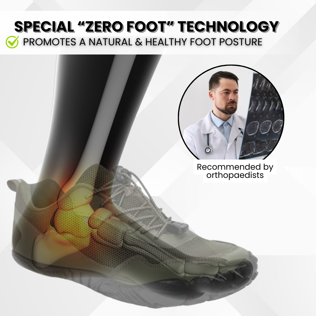 EarthWalk - orthopaedic & waterproof barefoot shoe for autumn and winter