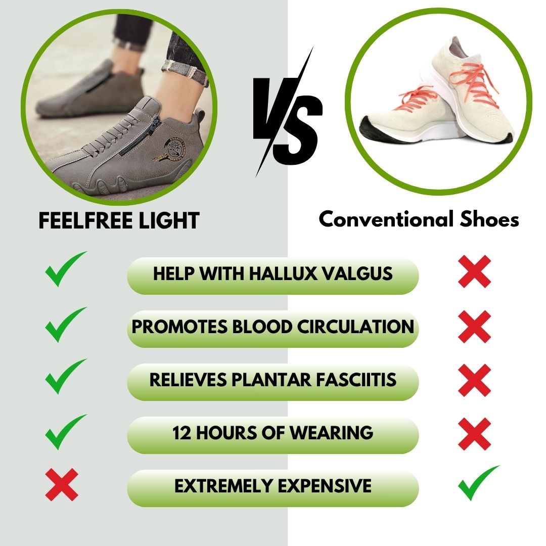 FeelFree Light - ergonomic, pain relieving & waterproof barefoot shoes