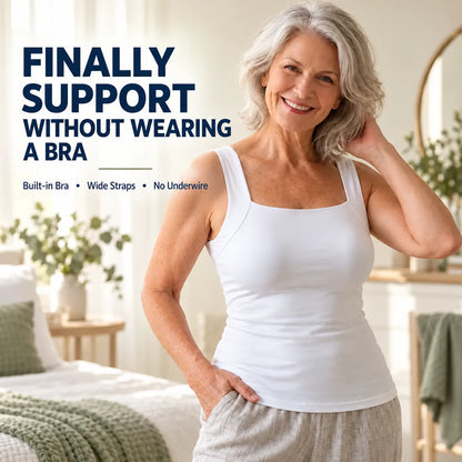 FreeForm 3-in-1 – The Top That Replaces Your Bra | Supportive Comfort Top with Built-In Bra