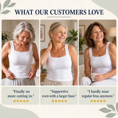 FreeForm 3-in-1 – The Top That Replaces Your Bra | Supportive Comfort Top with Built-In Bra