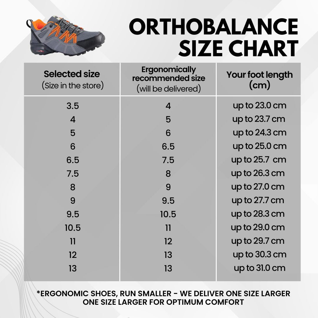 OrthoBalance - Orthopaedic pain relieving hiking shoes