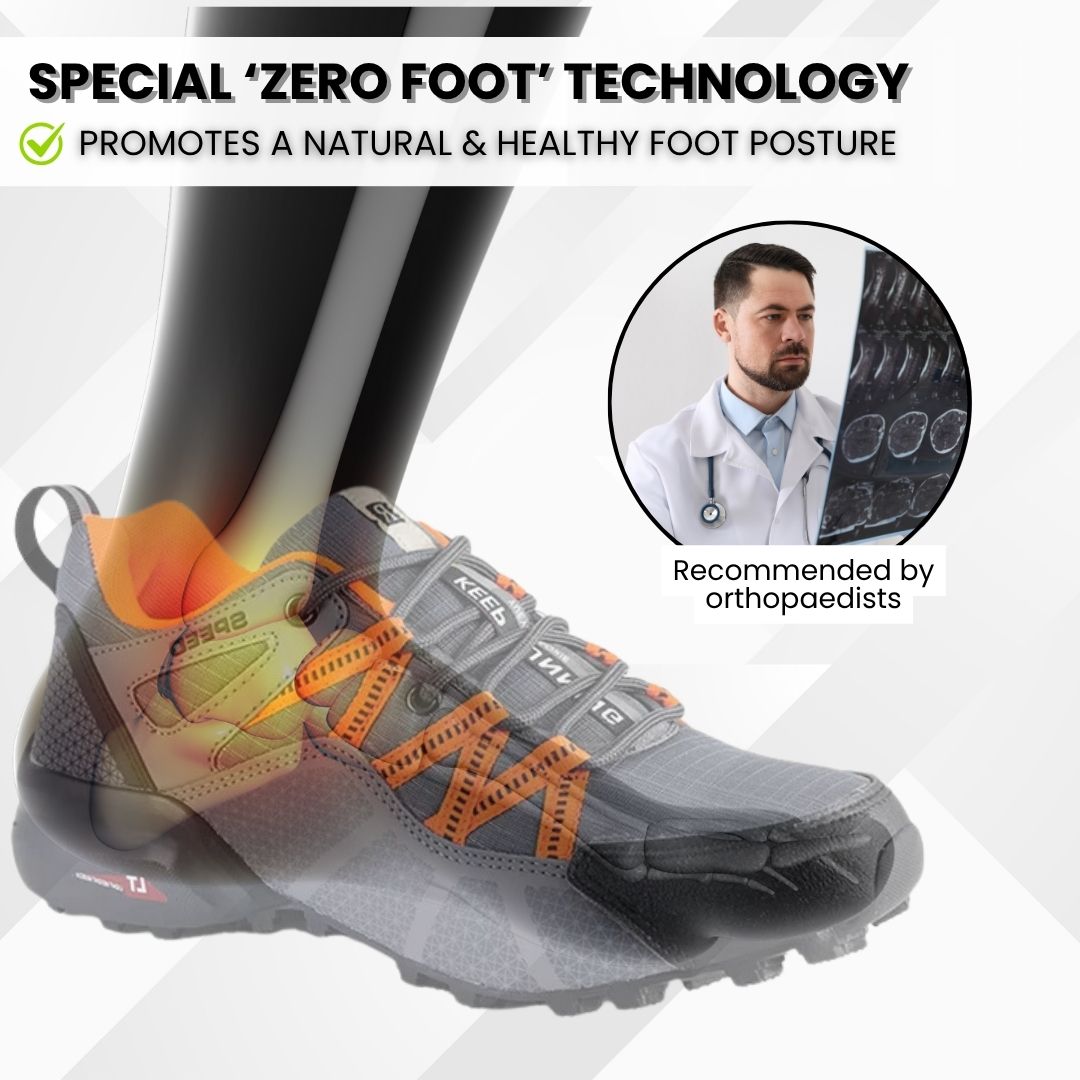 OrthoBalance - Orthopaedic pain relieving hiking shoes