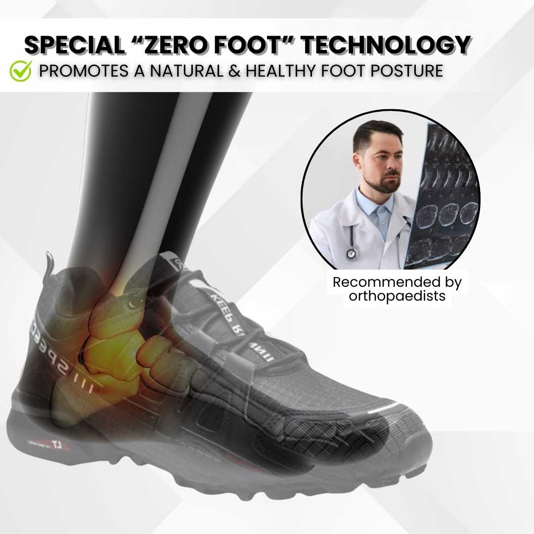 OrthoTrekking (2025) - ergonomic trekking and hiking shoe for pain relief (Unisex)