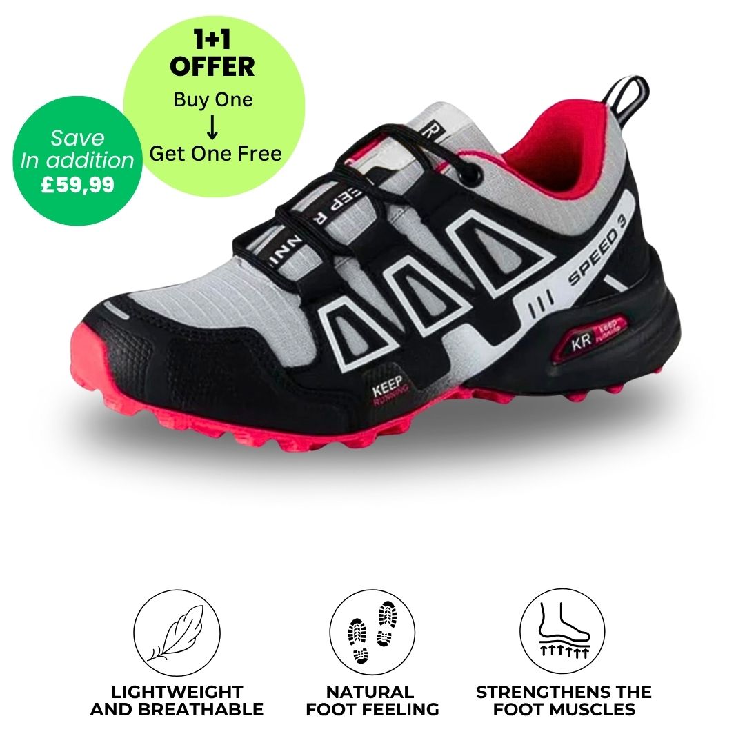 OrthoTrekking (2025) - ergonomic walking and hiking shoe for pain relief (Unisex) - Limited Edition (Buy One, Get One Free)