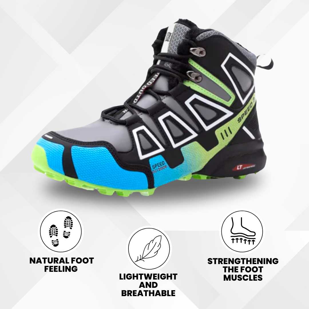 OrthoTrekking Pro - ergonomic pain-relieving trekking and hiking shoes for autumn and winter