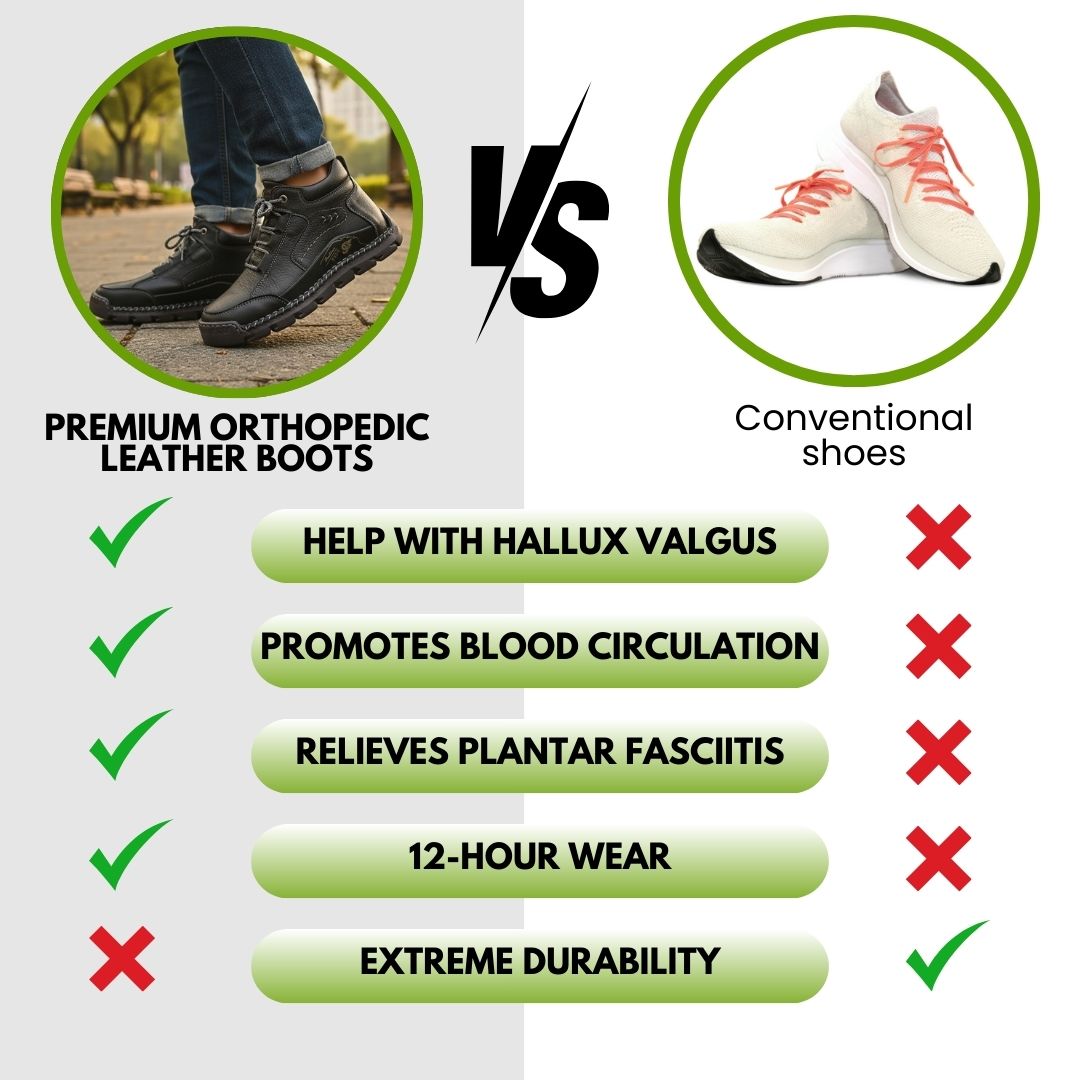 Premium Orthopeadic Leather Boots