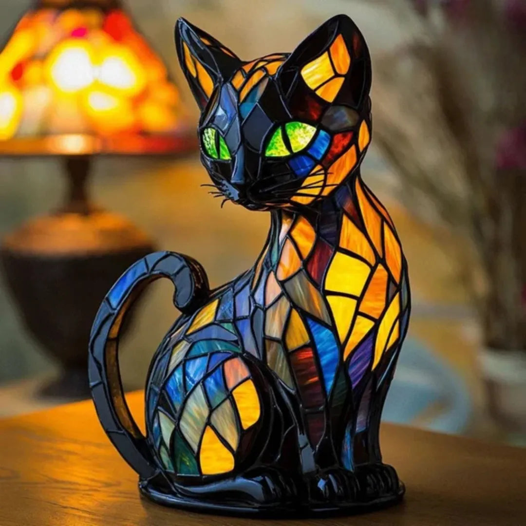 Luminous cat – handmade lamp that makes hearts shine