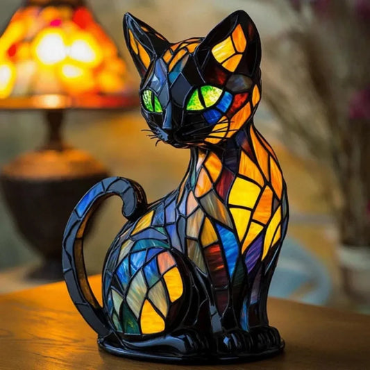 Luminous cat – handmade lamp that makes hearts shine