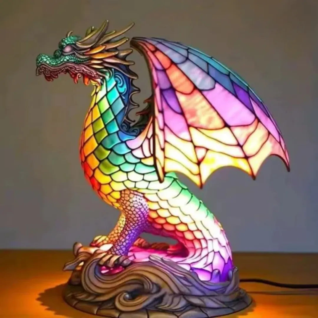Light Dragon - handmade lamp that makes hearts shine