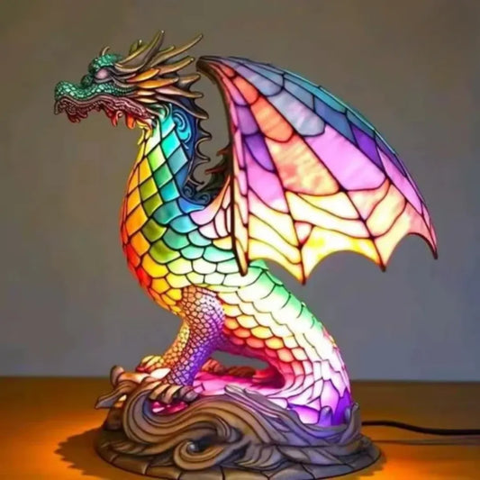 Light Dragon - handmade lamp that makes hearts shine