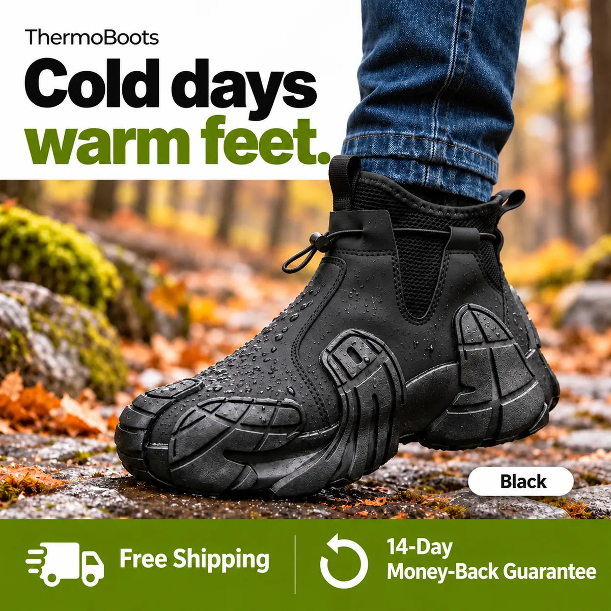 ThermoBoots – Waterproof All-Weather Boots for Year-Round Wear | Slip-Resistant & Pain-Relieving
