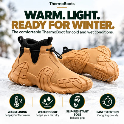 ThermoBoots – Waterproof All-Weather Boots for Year-Round Wear | Slip-Resistant & Pain-Relieving