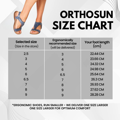 OrthoSun™ - ergonomic orthopaedic sandals for pain relief