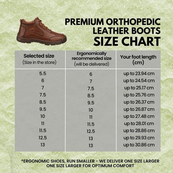 Premium Orthopeadic Leather Boots