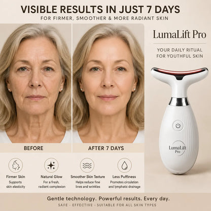 LumaLift Pro – 3-in-1 firming & massage device for face, arms & body