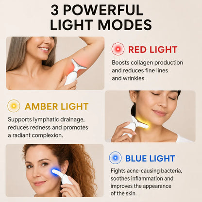 LumaLift Pro – 3-in-1 firming & massage device for face, arms & body