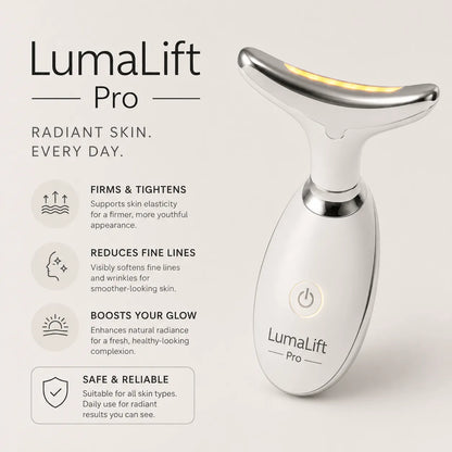LumaLift Pro – 3-in-1 firming & massage device for face, arms & body