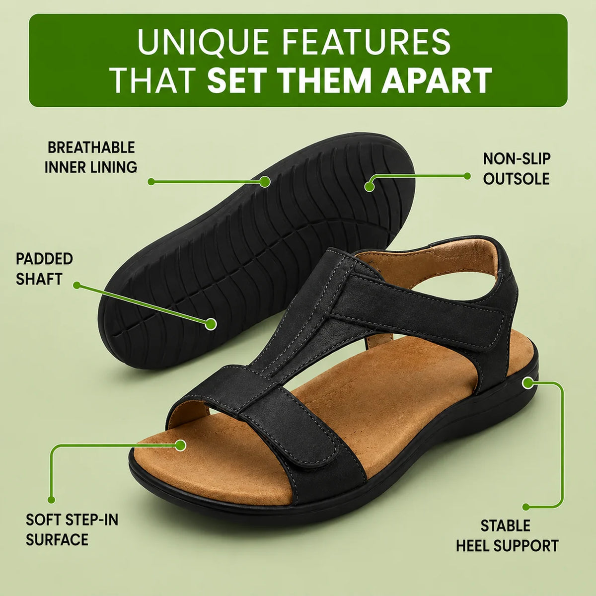Orthosun — Pain-relieving comfort sandals | Non-slip & feather-light