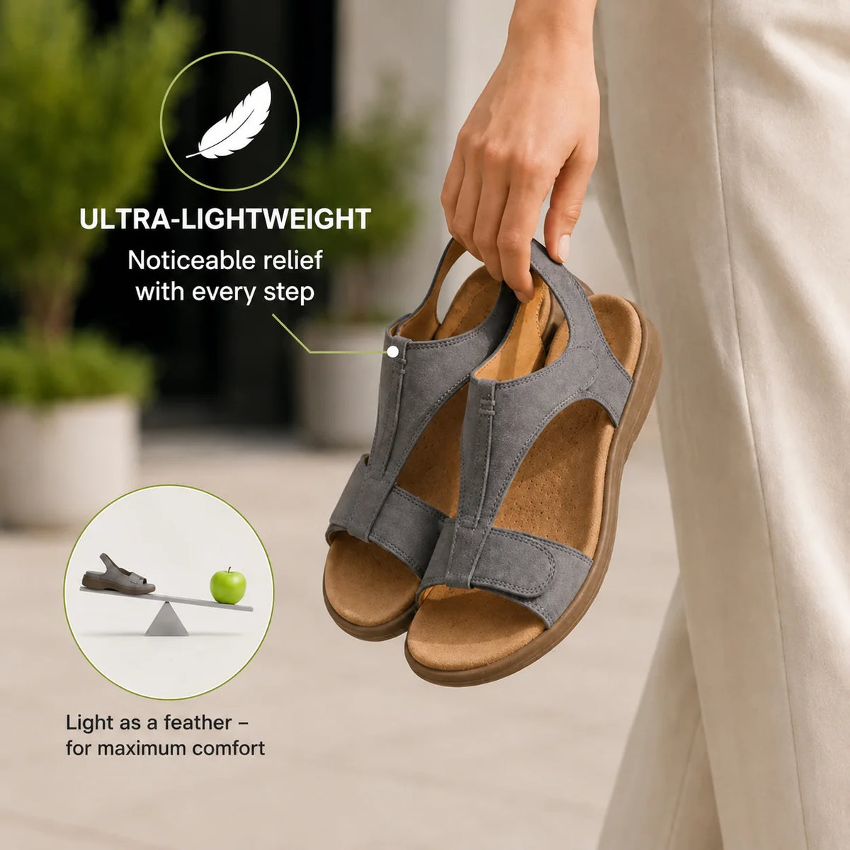 Orthosun — Pain-relieving comfort sandals | Non-slip & feather-light